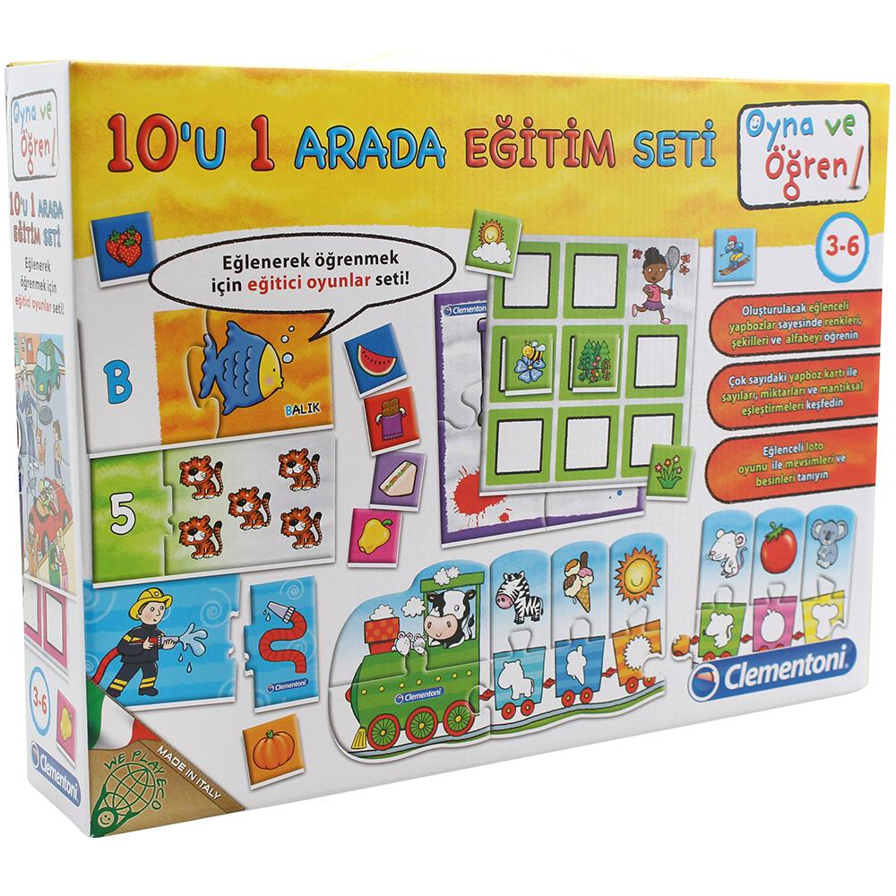 Clementoni Oyna ve Öğren Eğitim Seti 10 in 1