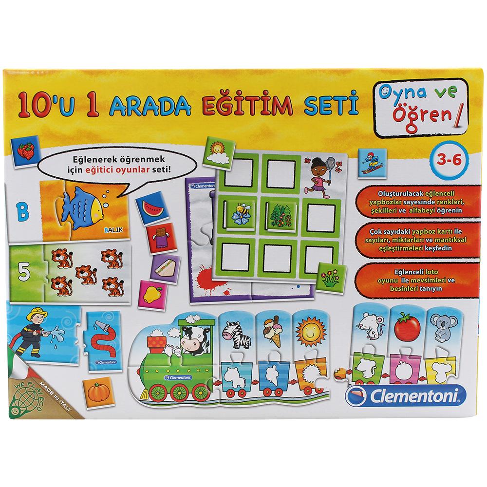 Clementoni Oyna ve Öğren Eğitim Seti 10 in 1
