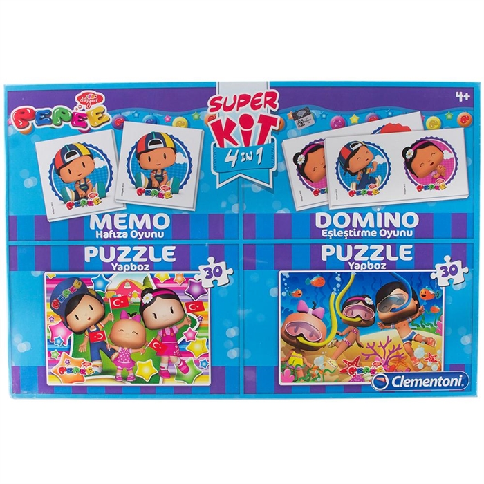 Clementoni SuperKit 4 in 1 Pepee | Locopoco Oyuncak