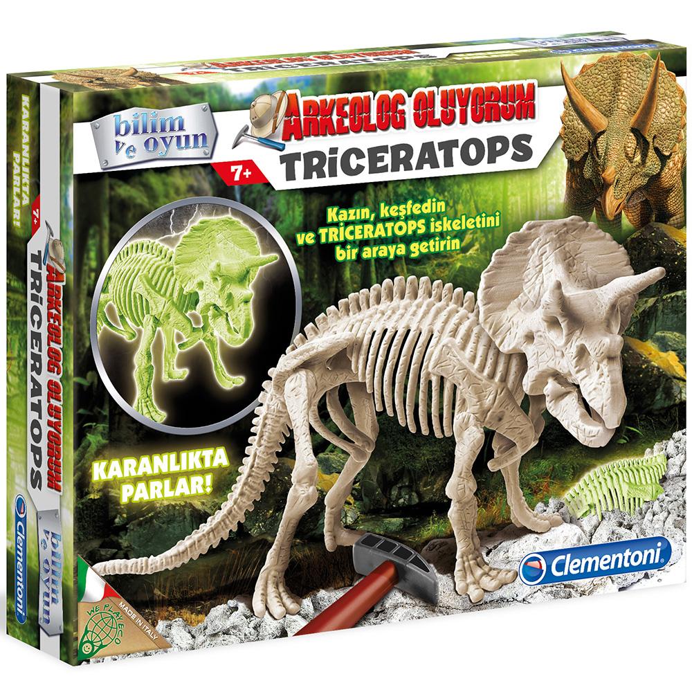 Clementoni Arkeolojik Kazı Seti Triceratops