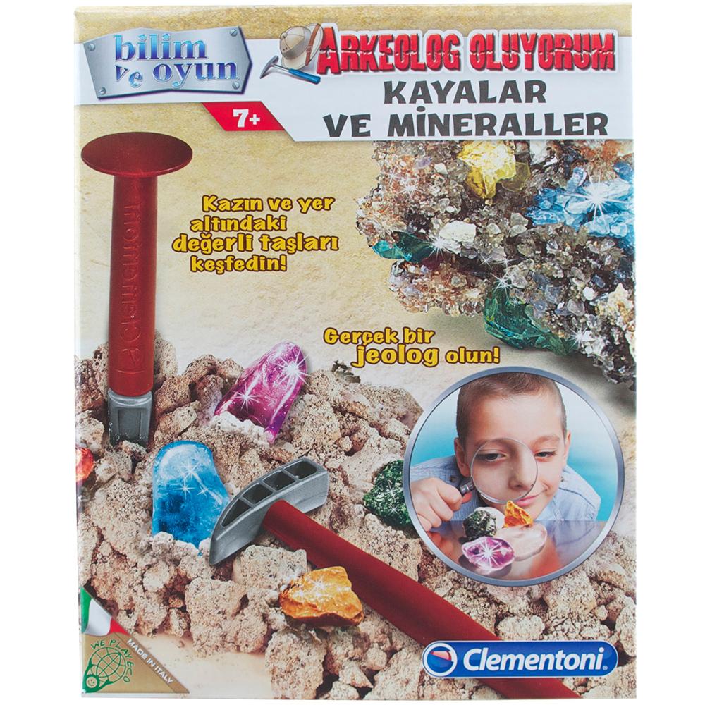 Clementoni Arkeolojik Kazı Seti - Kayalar ve Mineraller