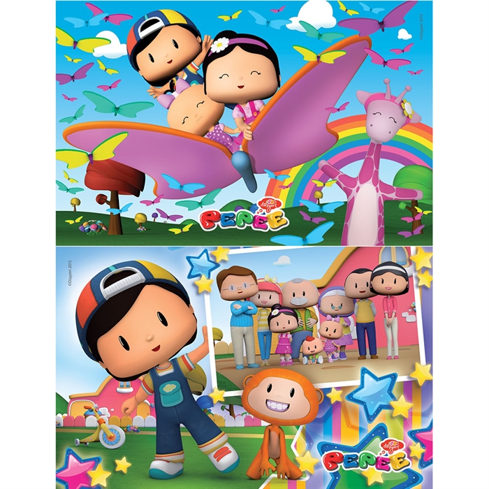 pepepe出品2 Pepee 2x20 Parça Çocuk Puzzle | Loco Poco Oyuncak
