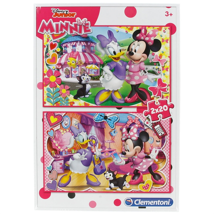 Clementoni Disney Junior Minnie 2x20 Parça Puzzle | Loco Poco Oyuncak