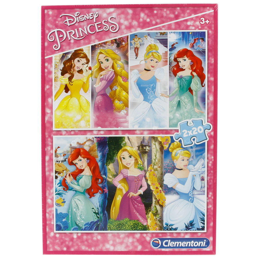 Clementoni Disney Prenses 2x20 Parça Çocuk Puzzle