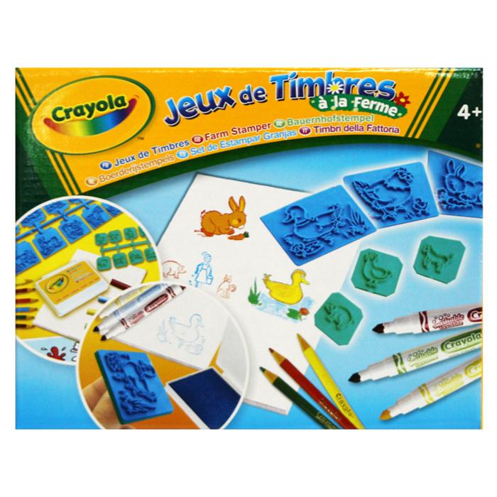 Crayola Çiftlik Damga Ve Boya Seti