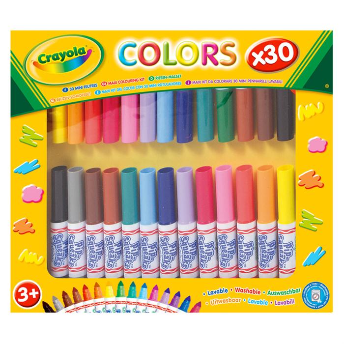 Crayola Mini Yıkanabilir Keçeli Kalem 30’lu
