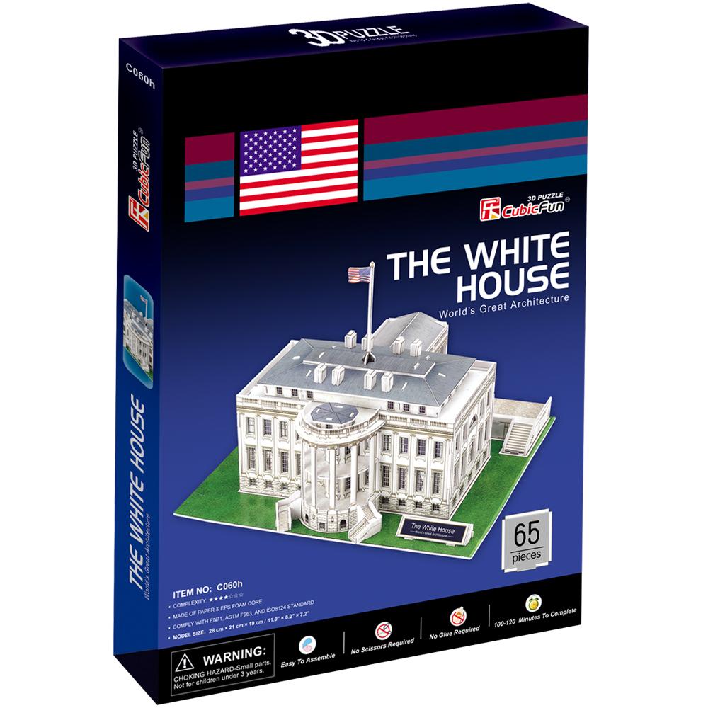 Cubic Fun 3D 65 Parça Puzzle Beyaz Saray