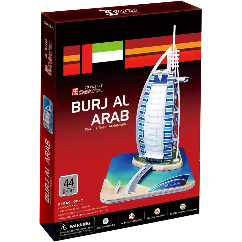 Cubic Fun 3D 44 Parça Puzzle Burç El Arap - Dubai