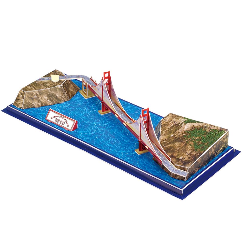 Cubic Fun 3D 20 Parça Puzzle Golden Gate Köprüsü