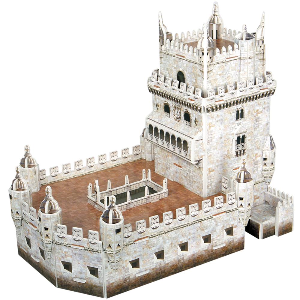 Cubic Fun 3D 46 Parça Puzzle Belem Kulesi - Portekiz