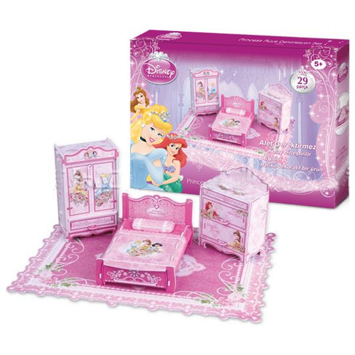 Cubic Fun 3D 29 Parça Puzzle Prenses Rüya Dekorasyon Seti 1