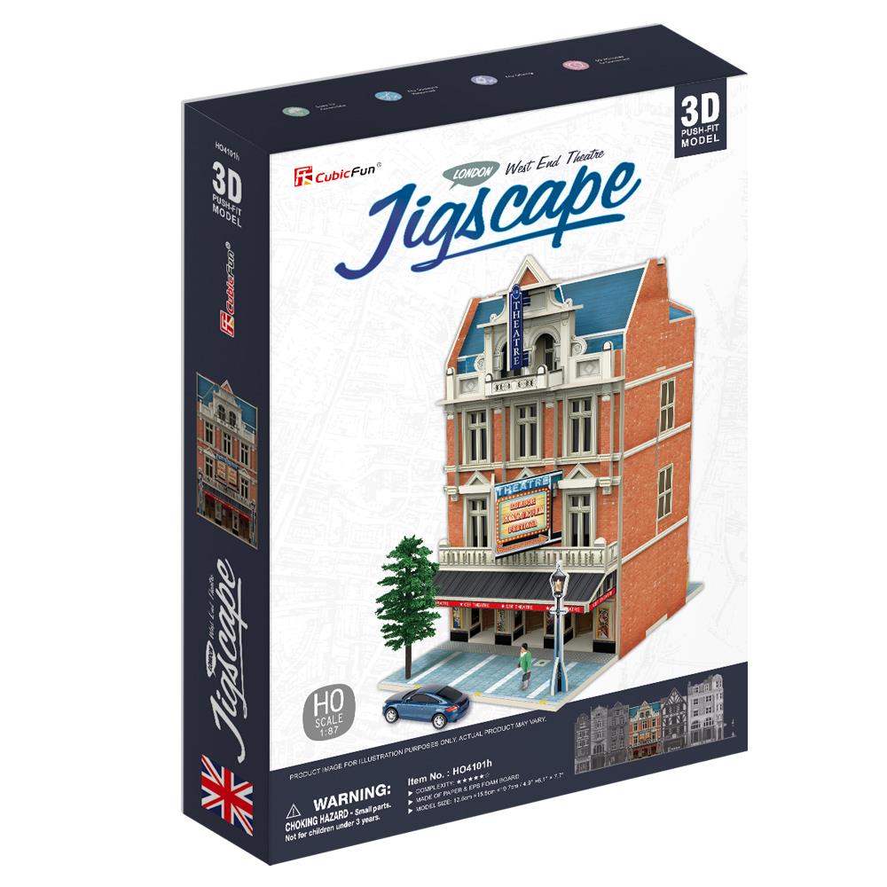 Cubic Fun 3D Puzzle Jigscape Tiyatro Binası Londra