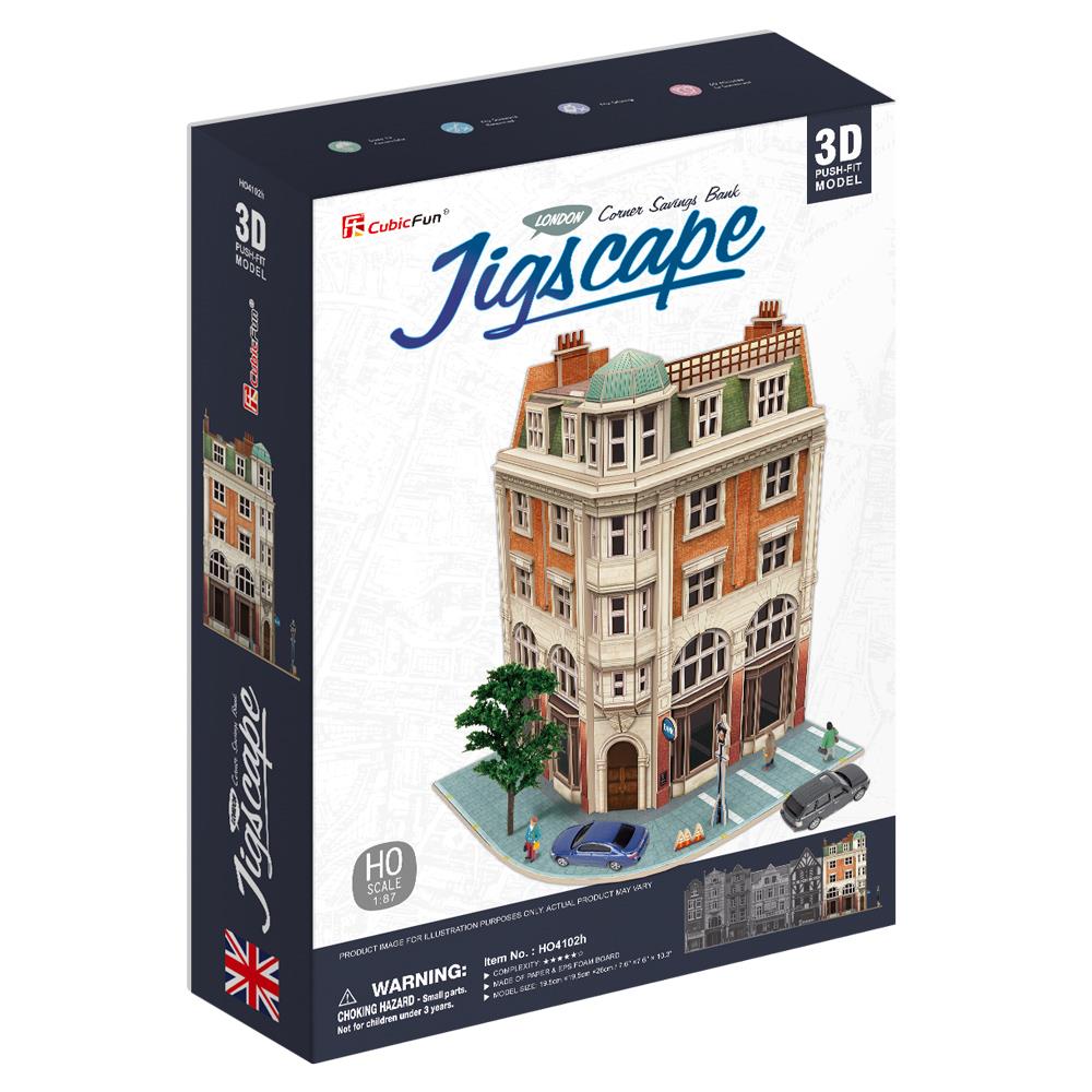 Cubic Fun 3D Puzzle Jigscape Banka Binası Londra