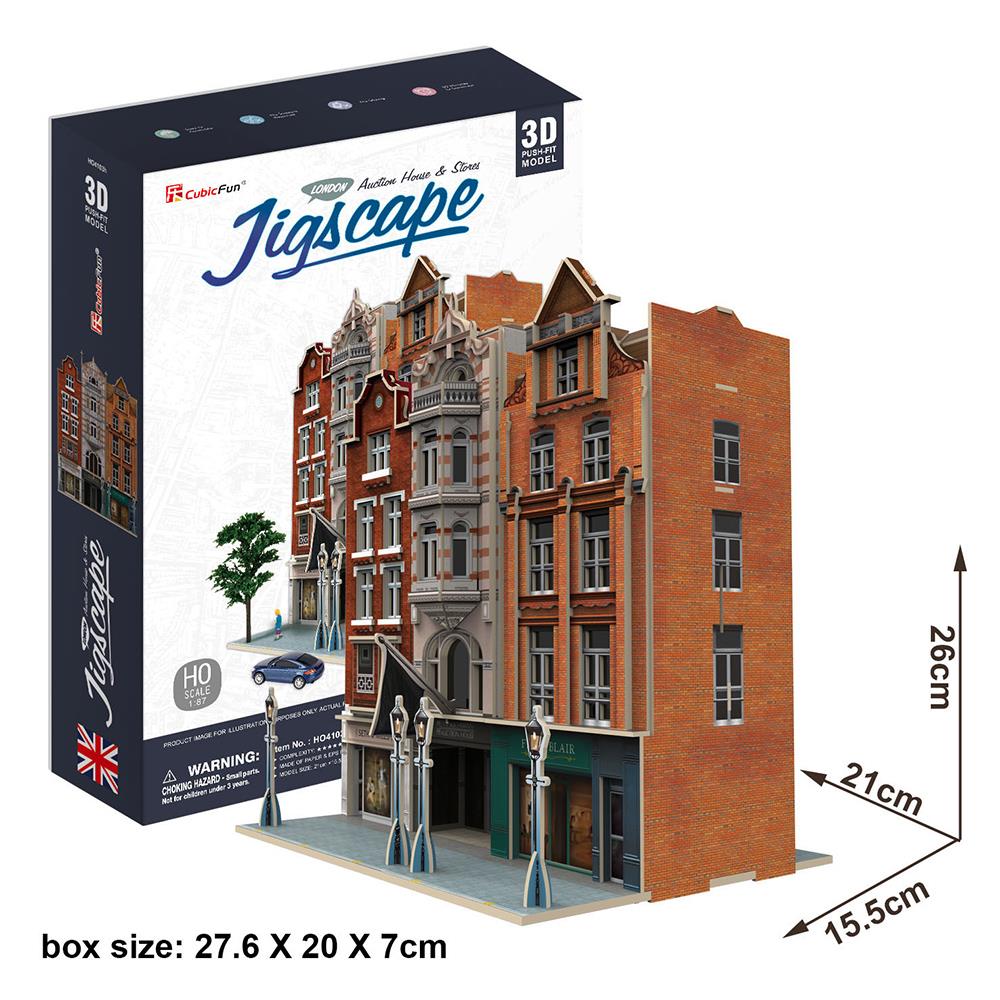 Cubic Fun 3D Puzzle Jigscape Açık Arttırma Binası Londra