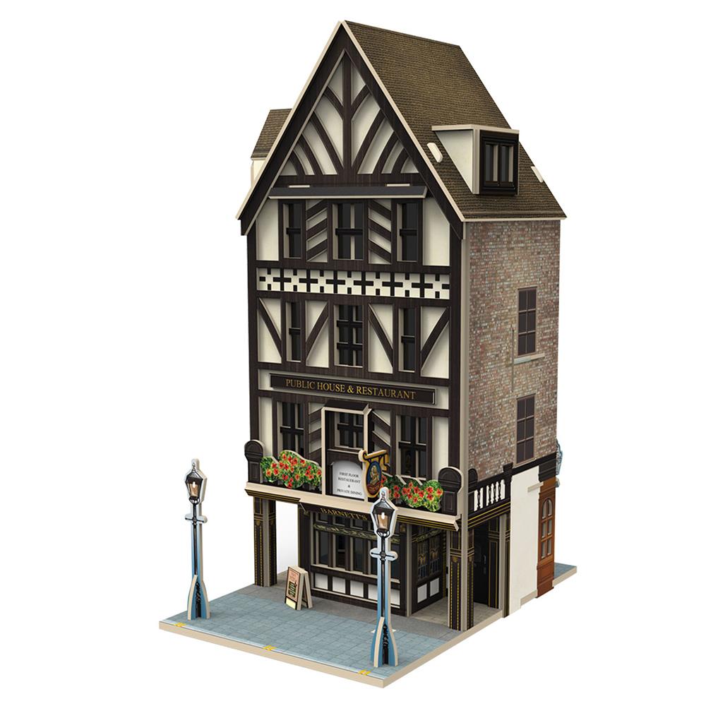 Cubic Fun 3D Puzzle Jigscape Tudor Restoran Binası Londra