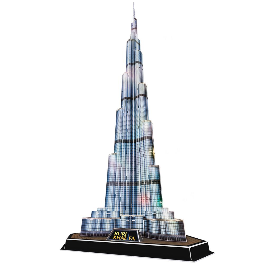 Cubic Fun 3D 136 Parça Led Puzzle Burç Halife Binası - Dubai (Led