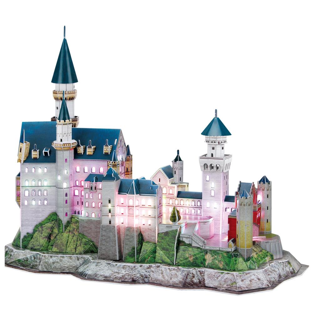 Cubic Fun 3D 128 Parça Puzzle Neuschwanstein Kalesi - Almanya (Le