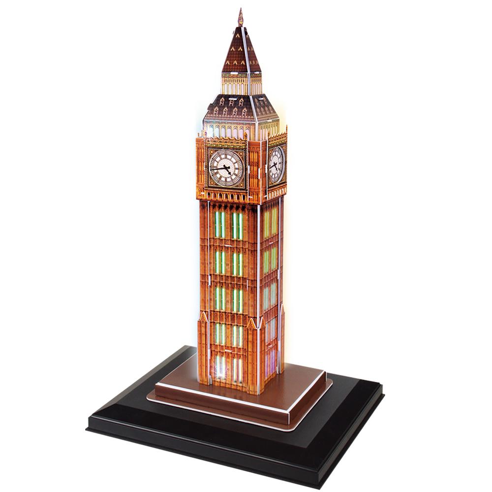 Cubic Fun 3D 28 Parça Puzzle Big Ben Saat Kulesi - İngiltere(Led