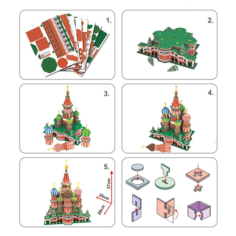 Cubic Fun 3D Puzzle 224 Parça St. Basil