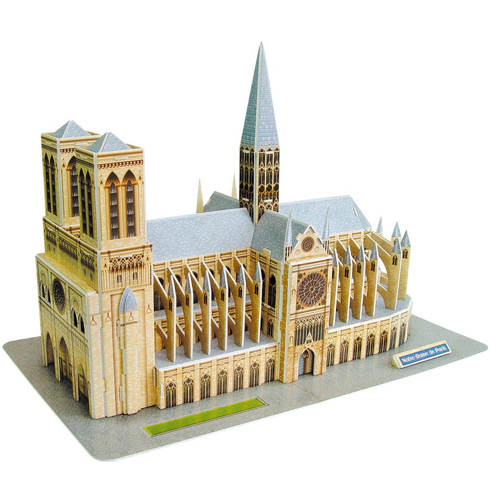 Cubic Fun 3D 74 Parça Notre Dame Kilisesi - Fransa