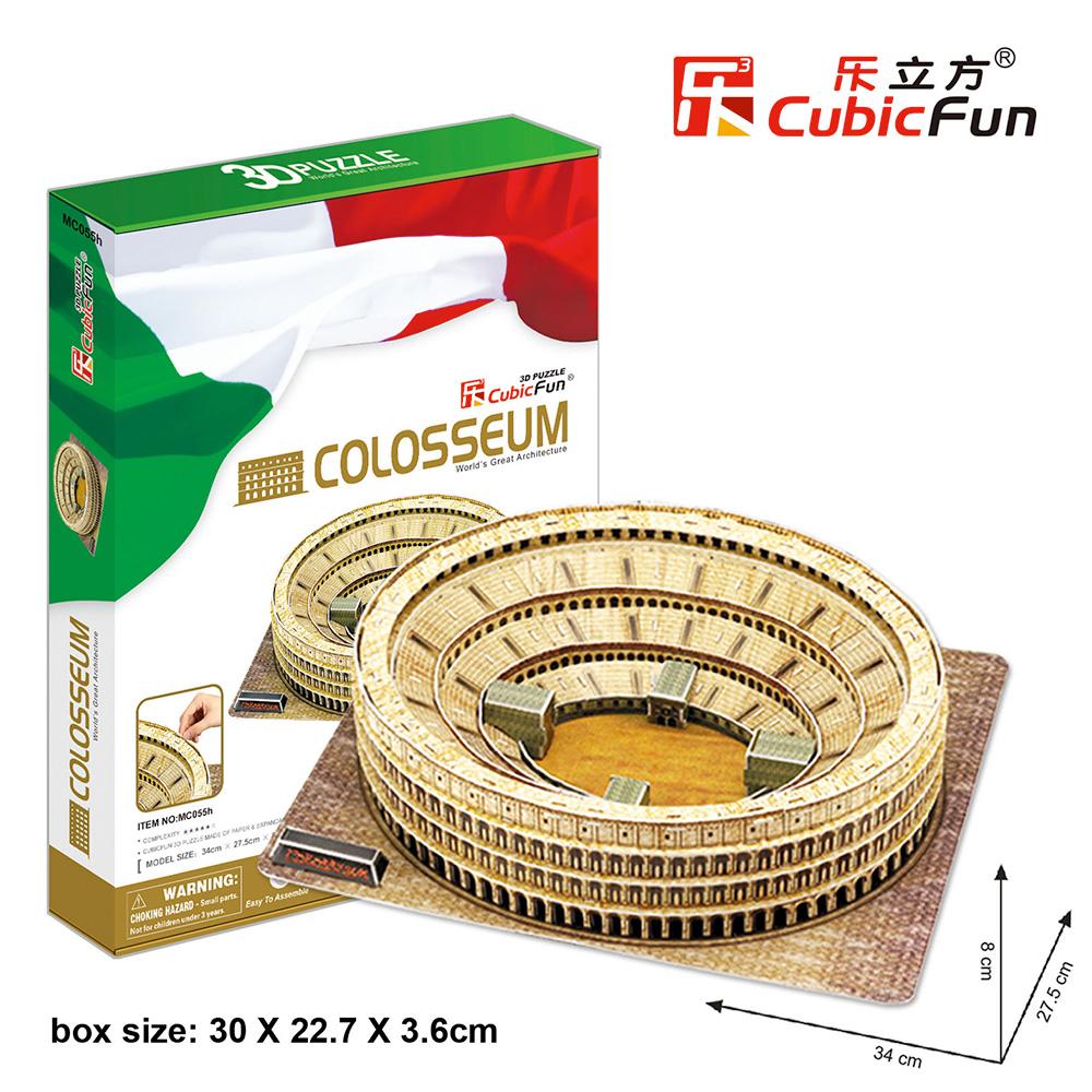 Cubic Fun 3D 84 Parça Puzzle Colosseum - İtalya
