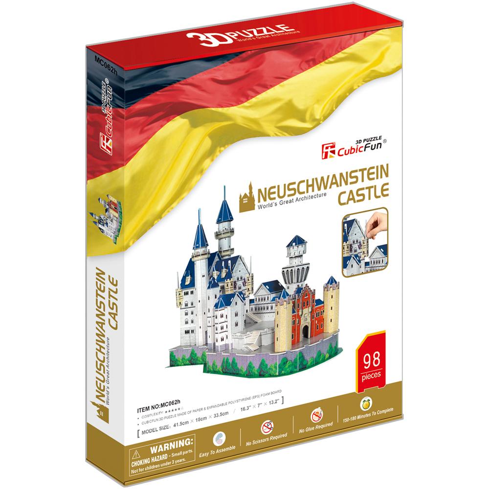 Cubic Fun 3D 98 Parça Puzzle Neuschwanstein Kalesi- Almanya