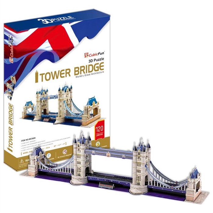 Cubic Fun 3D 120 Parça Puzzle Tower Bridge- İngiltere