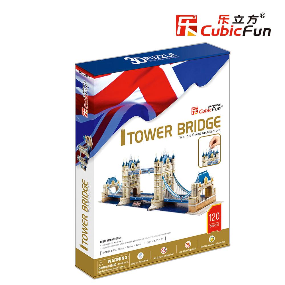 Cubic Fun 3D 120 Parça Puzzle Tower Bridge- İngiltere