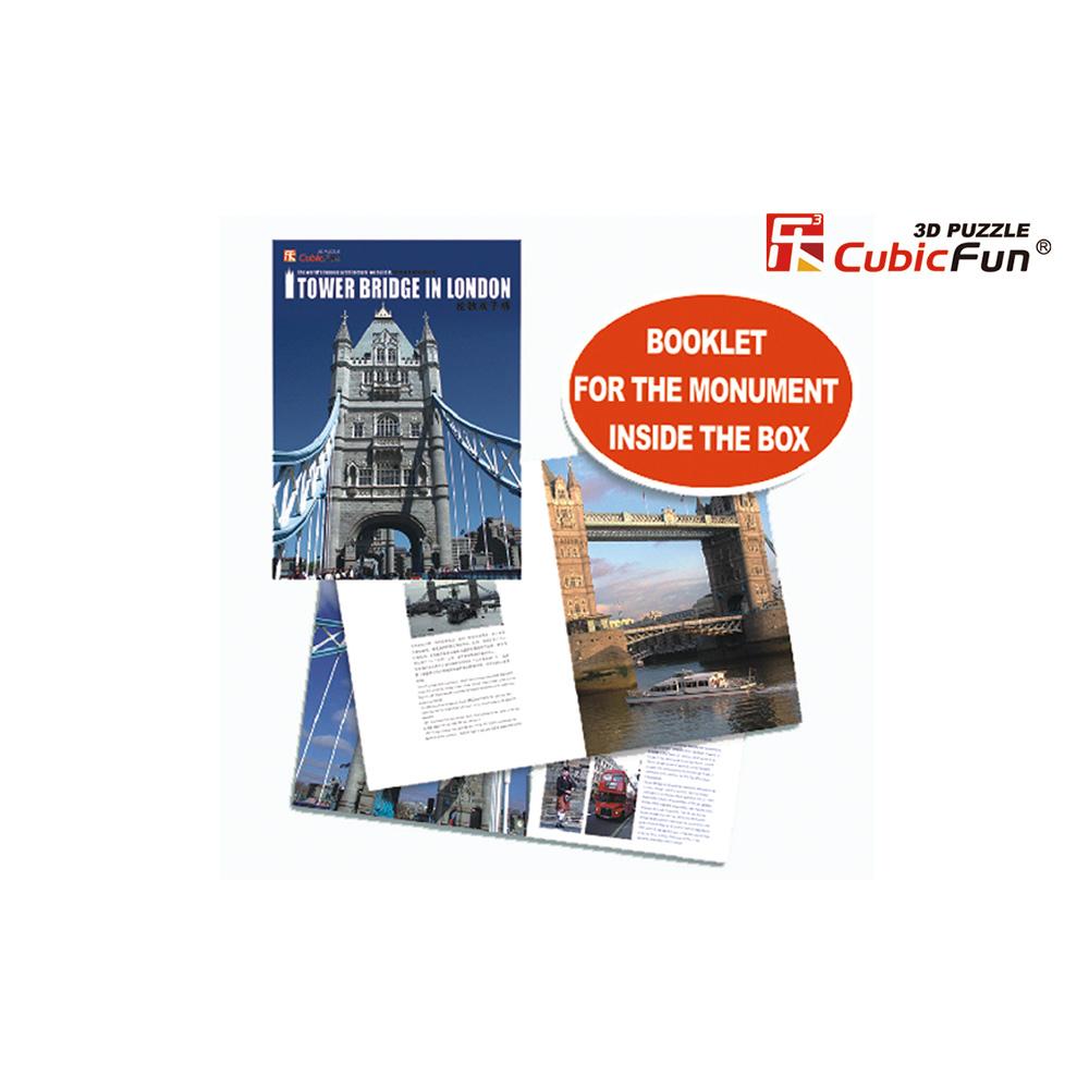 Cubic Fun 3D 120 Parça Puzzle Tower Bridge- İngiltere