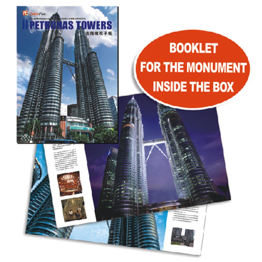 Cubic Fun 3D 86 Parça Puzzle Petronas Kuleleri - Malezya