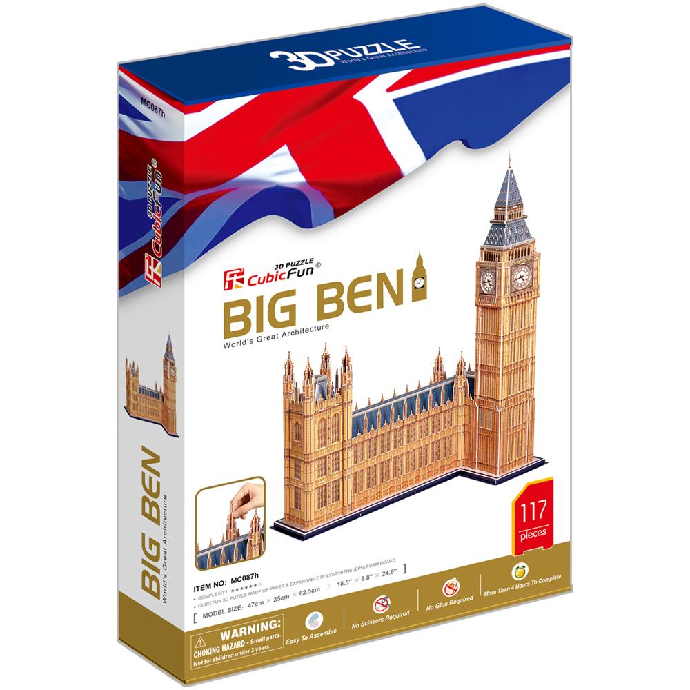 Cubic Fun 3D 117 Parça Puzzle Big Ben Saat Kulesi - İngiltere