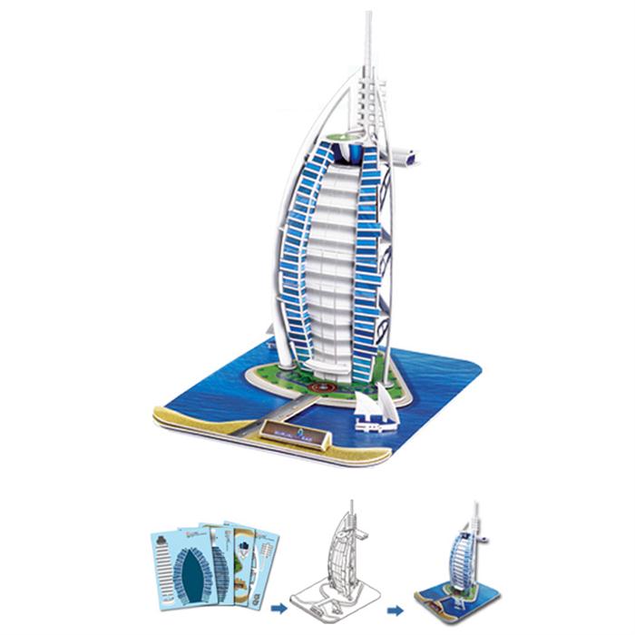 Cubic Fun 3D 101 Parça Puzzle Burç El Arap - Dubai