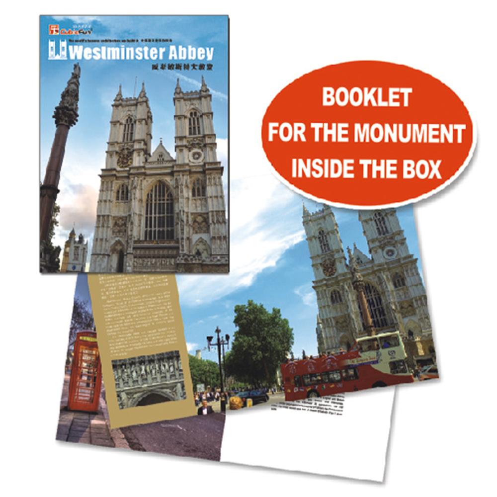 Cubic Fun 3D 145 Parça Puzzle Westminster Manastırı - İngiltere