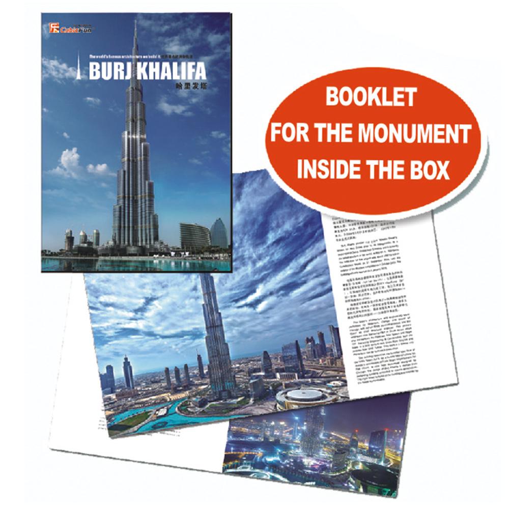 Cubic Fun 3D 136 Parça Puzzle Burç Halife Binası - Dubai