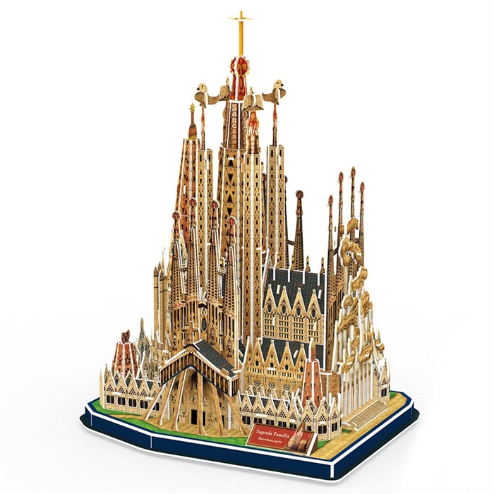 Cubic Fun 3D 194 Parça Puzzle La Sagrada Familia Kilisesi - İspan