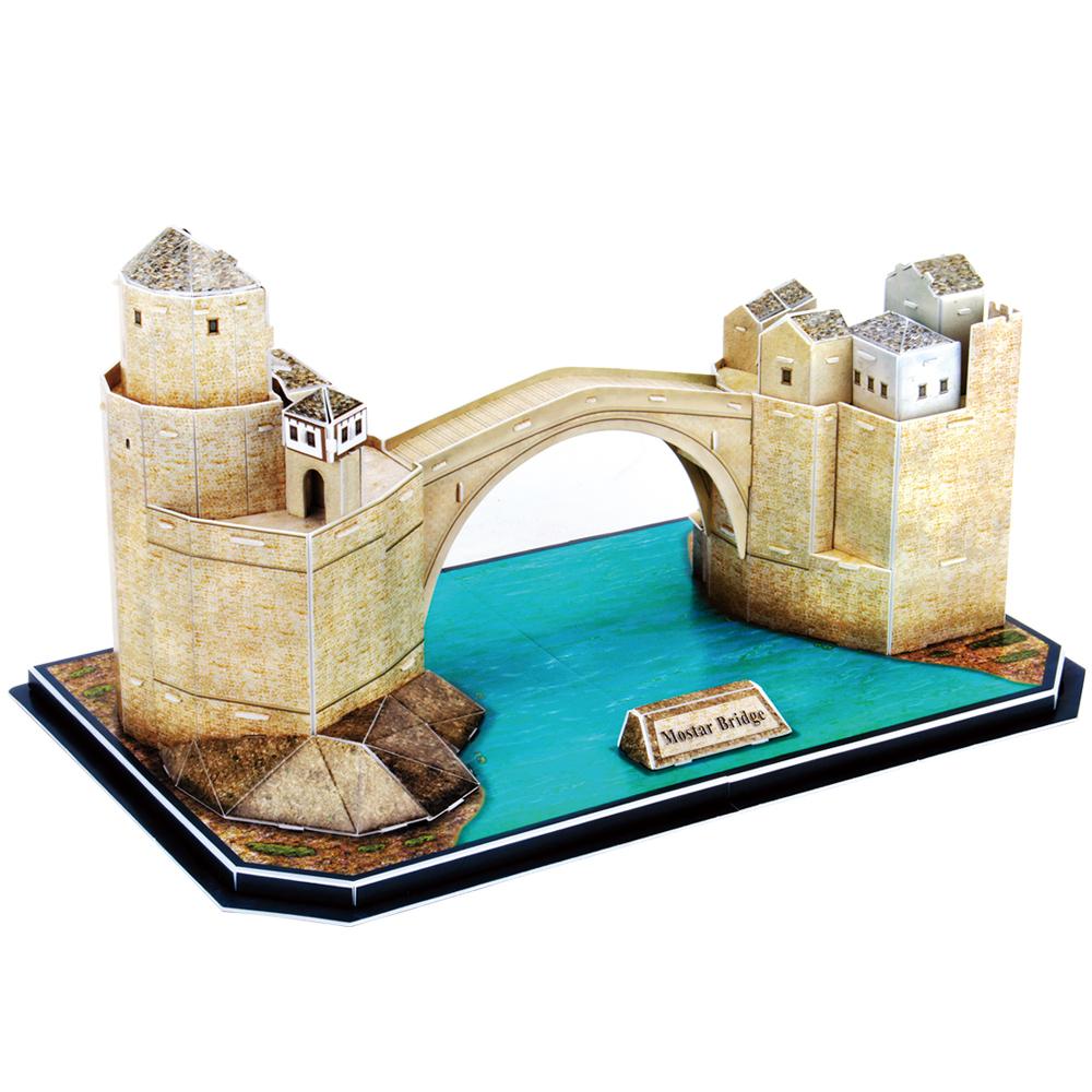 Cubic Fun 3D 64 Parça Puzzle Mostar Köprüsü - Bosna Hersek