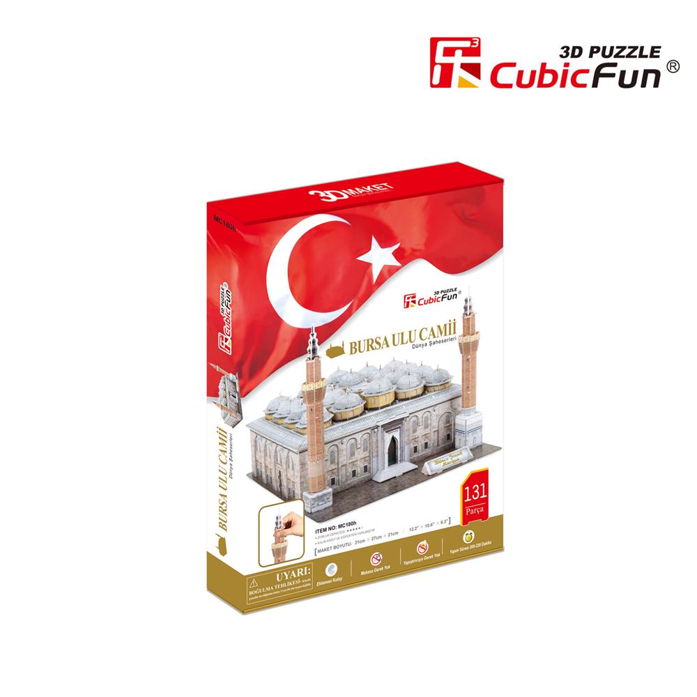 Cubic Fun 3D 131 Parça Puzzle Bursa Ulu Camii