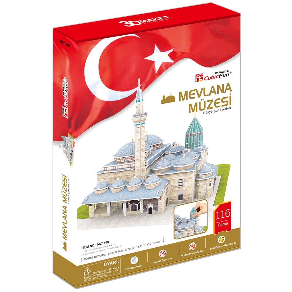Cubic Fun 3D 116 Parça Puzzle Mevlana Türbesi