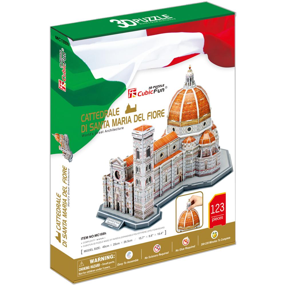 Cubic Fun 3D 123 Parça Puzzle Santa Maria Del Fiore Katedrali - İ