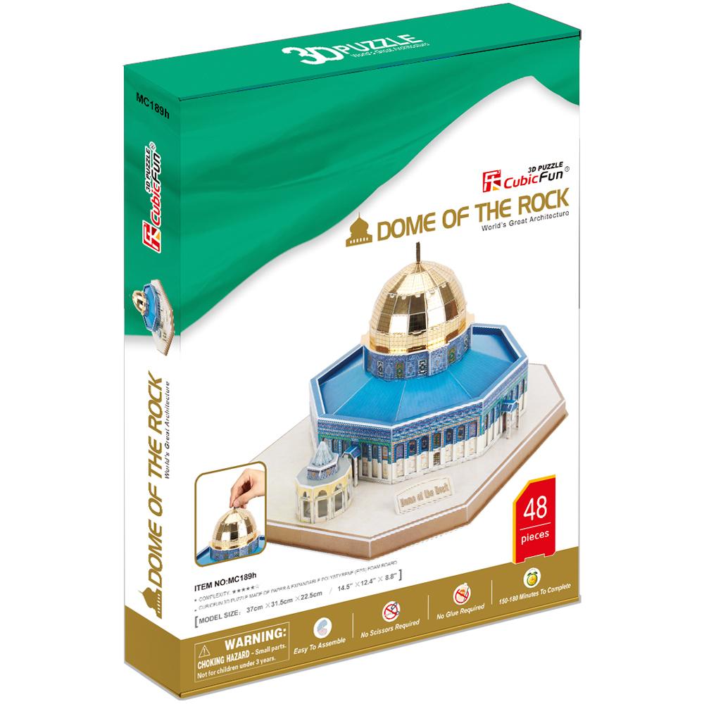 Cubic Fun 3D 48 Parça Puzzle Kubbet-üs Sahra - İsrail