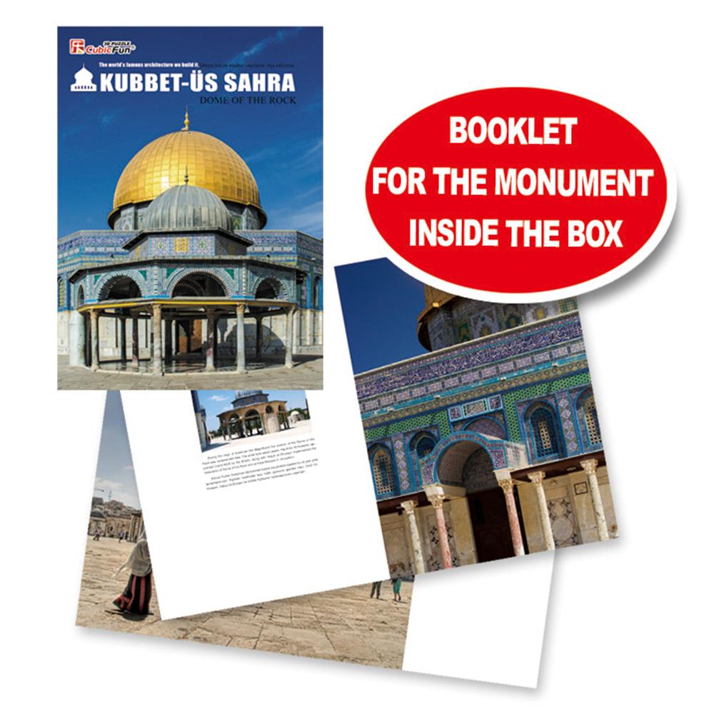 Cubic Fun 3D 48 Parça Puzzle Kubbet-üs Sahra - İsrail