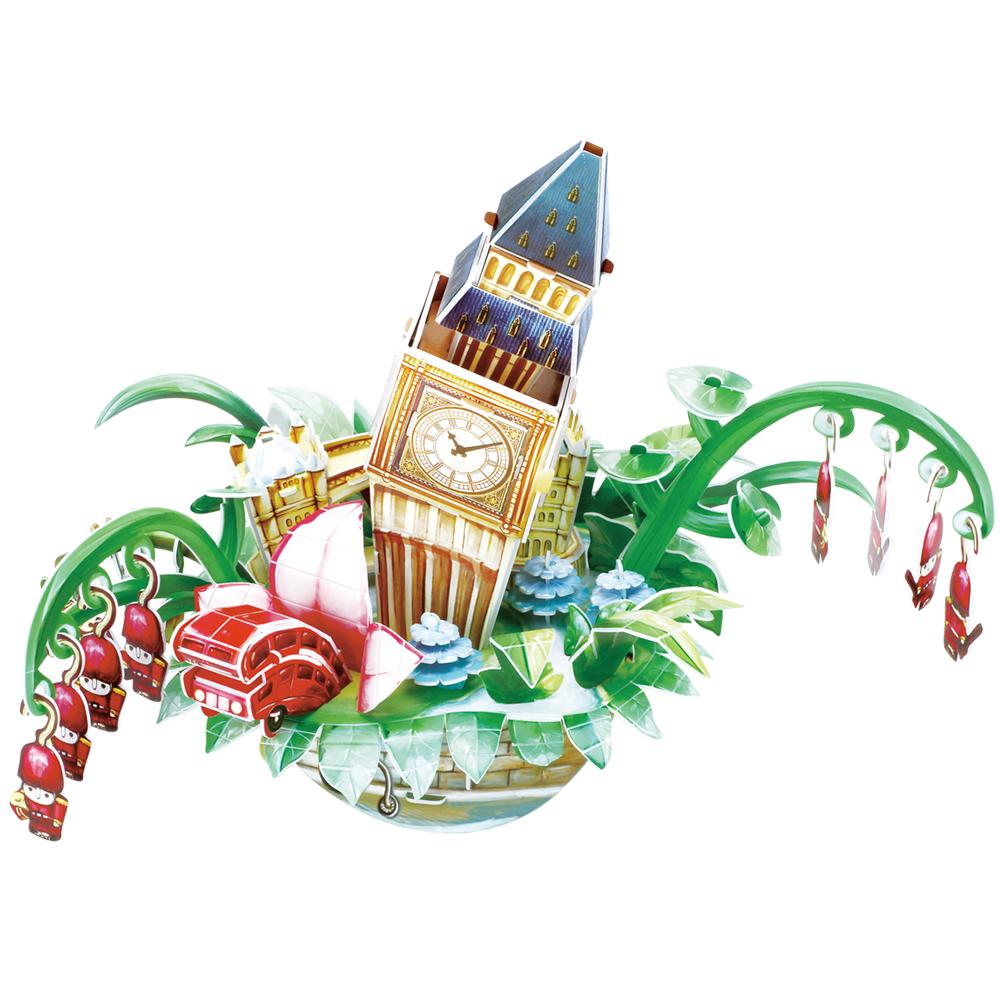 Cubic Fun 3D 74 Parça Puzzle Londra Şehir Kompozisyonu