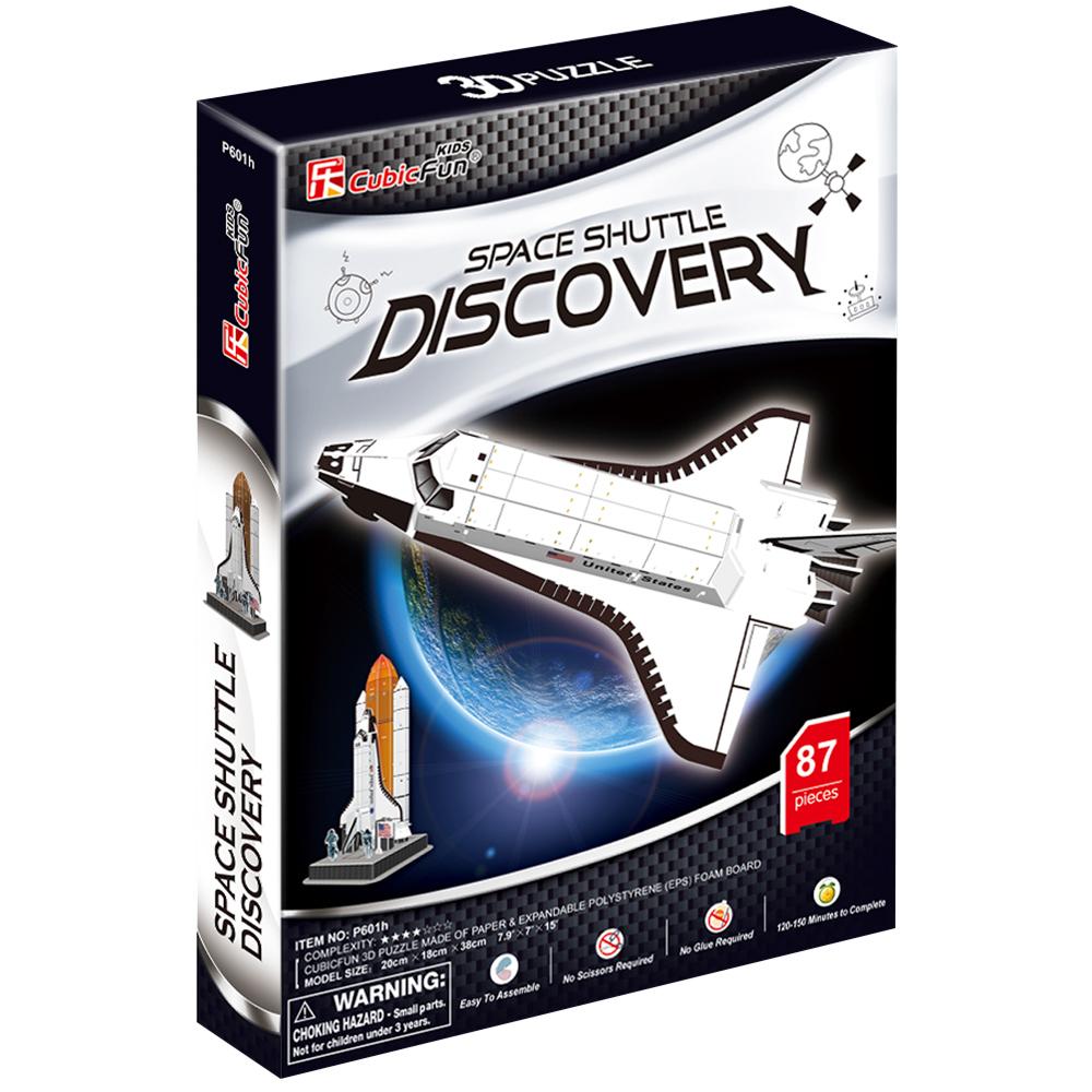 Cubic Fun 3D 87 Parça Puzzle Discovery Uzay Mekiği