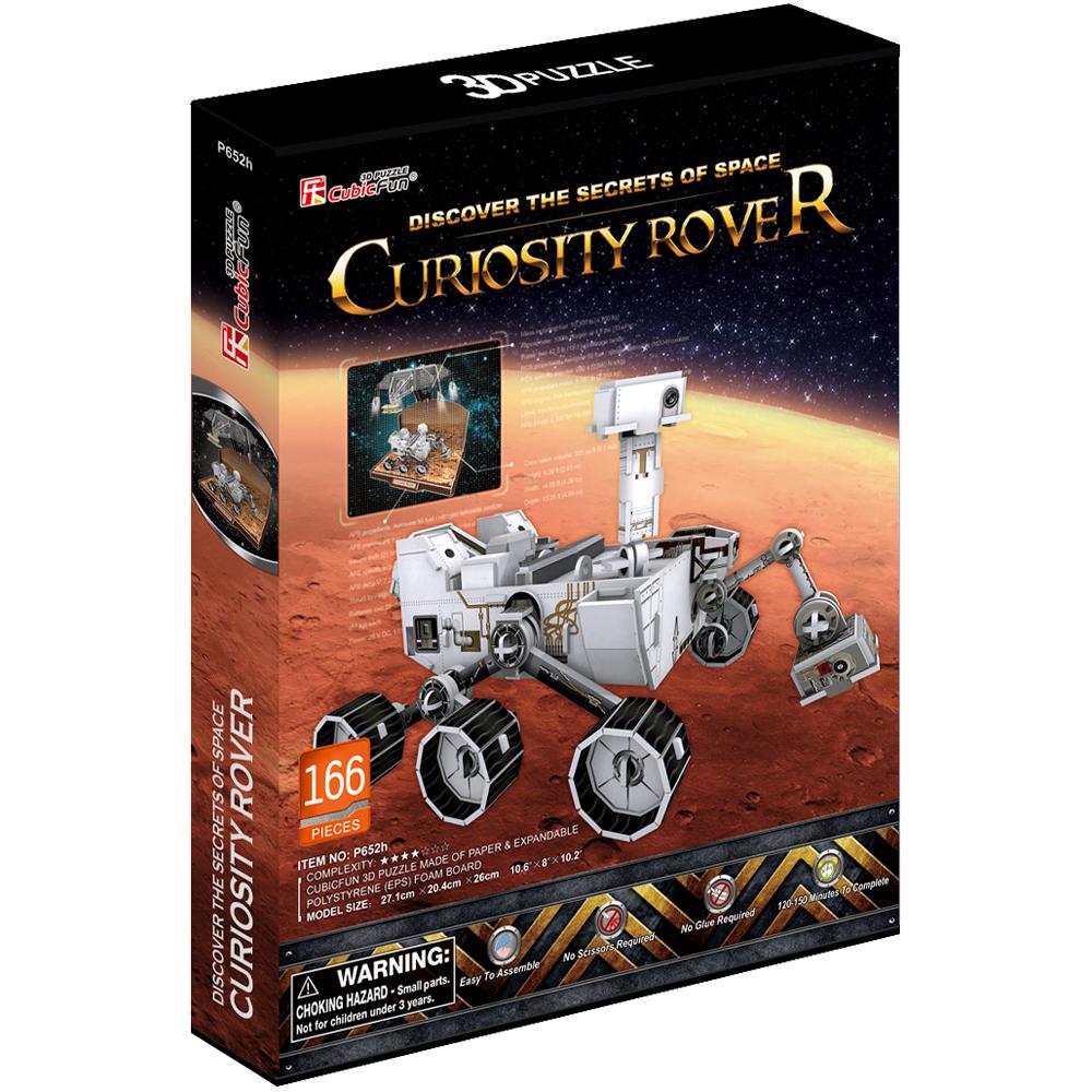Cubic Fun 3D 166 Parça Puzzle Curiosity Kaşif Robotu