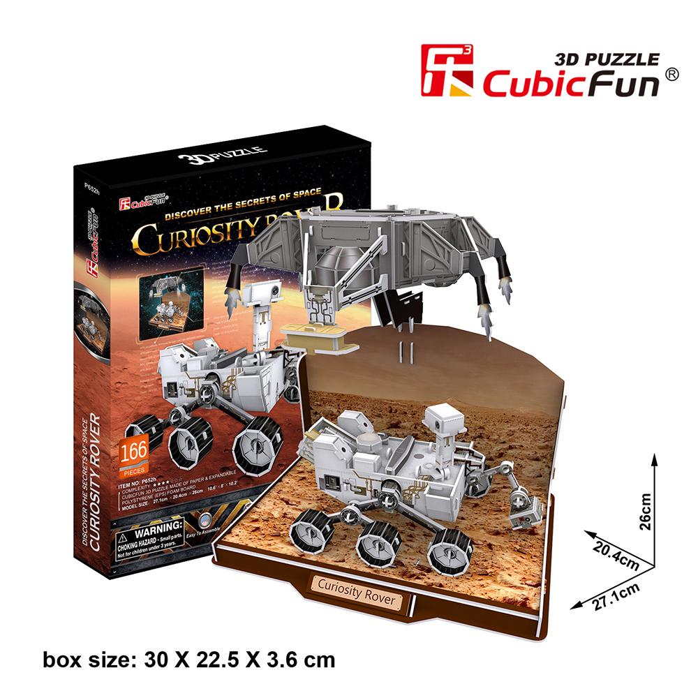 Cubic Fun 3D 166 Parça Puzzle Curiosity Kaşif Robotu