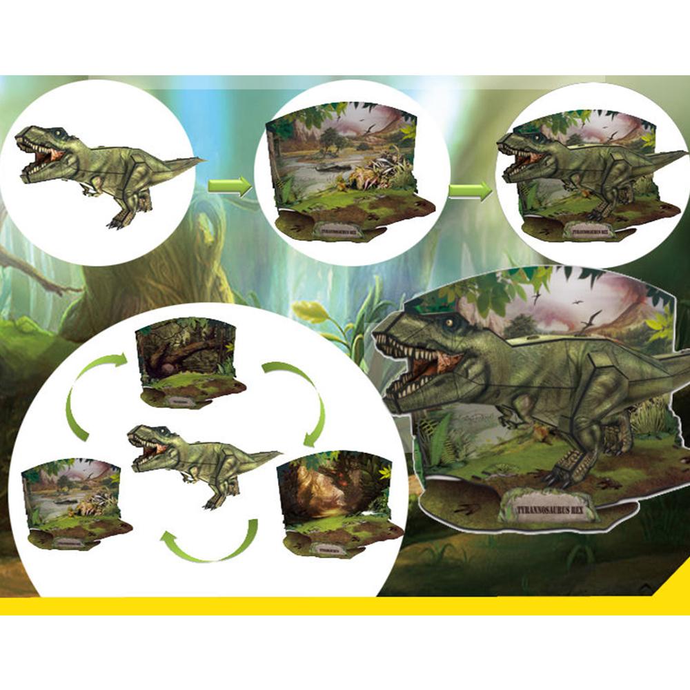 Cubic Fun 3D 36 Parca Puzzle Dinozor Tyrannosaurus Rex