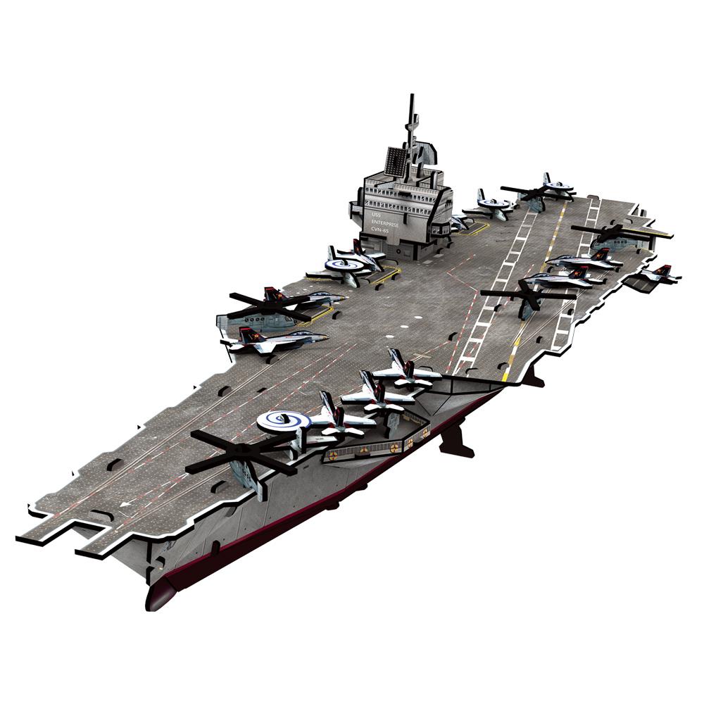 Cubic Fun 3D Puzzle 121 Parça USS Enterprise Uçak Gemisi