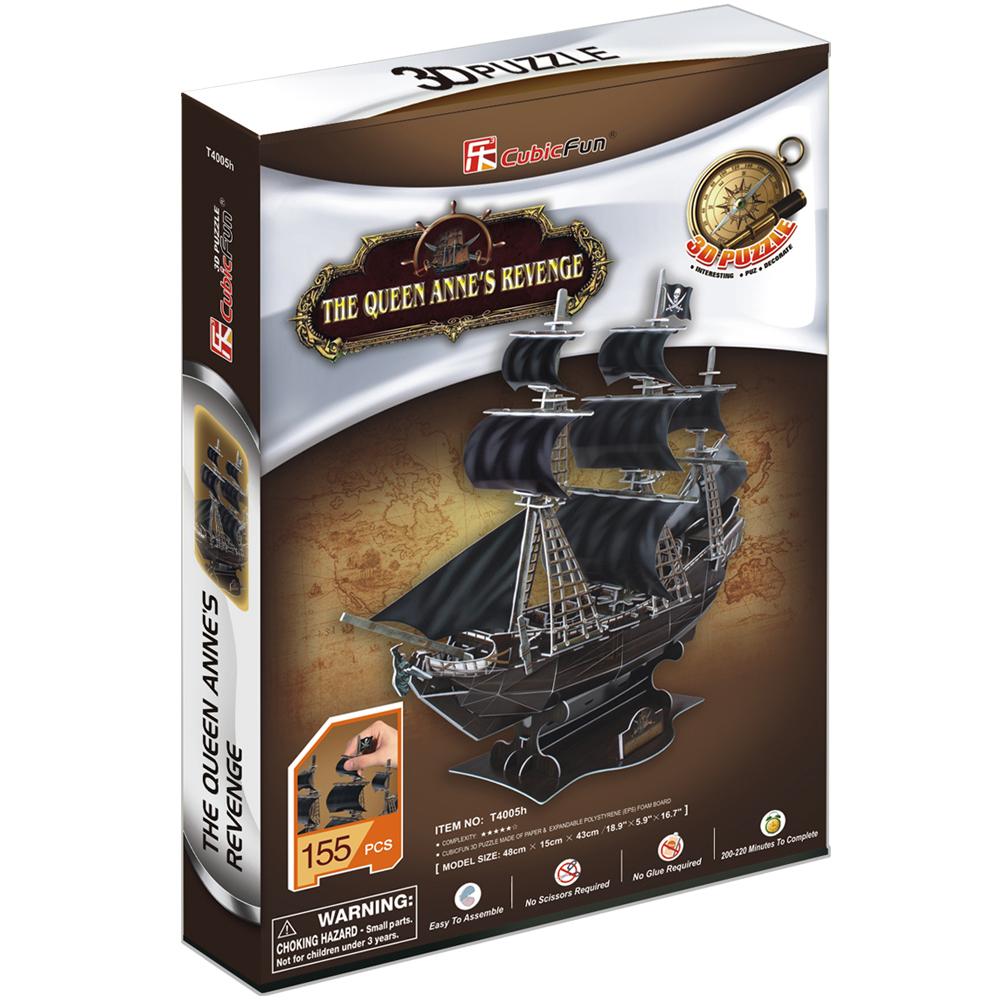 Cubic Fun 3D 155 Parça The Queen Anne’s  Revenge Gemi