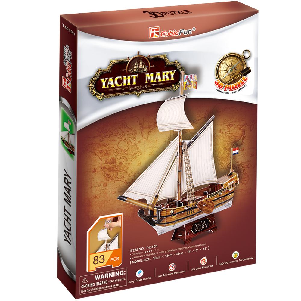 Cubic Fun 3D 83 Parça Puzzle Yacht Mary Gemi