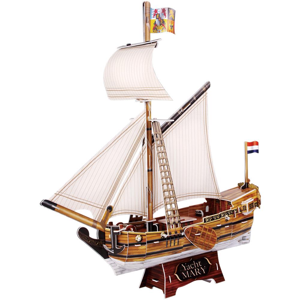 Cubic Fun 3D 83 Parça Puzzle Yacht Mary Gemi